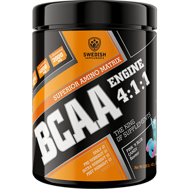 Swedish Supplements Swedish supplements - BCAA - 400g Pink Blue Candy, , 1 