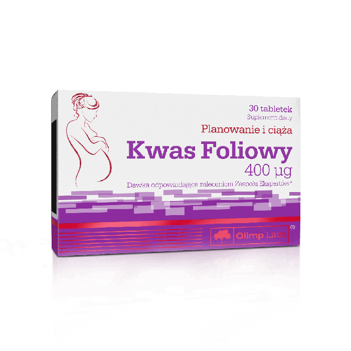 Olimp Labs Витамины для беременных OLIMP Kwas foliowy 400 мг (60 капс) олимп, , 60 