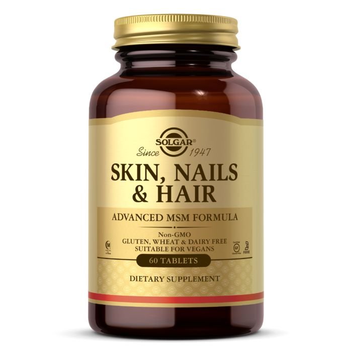 Витамины и минералы Solgar Skin Nails and Hair, 60 таблеток,  ml, Solaray. Vitamins and minerals. General Health Immunity enhancement 