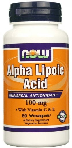Now Alpha Lipoic Acid 100 mg, , 100 шт