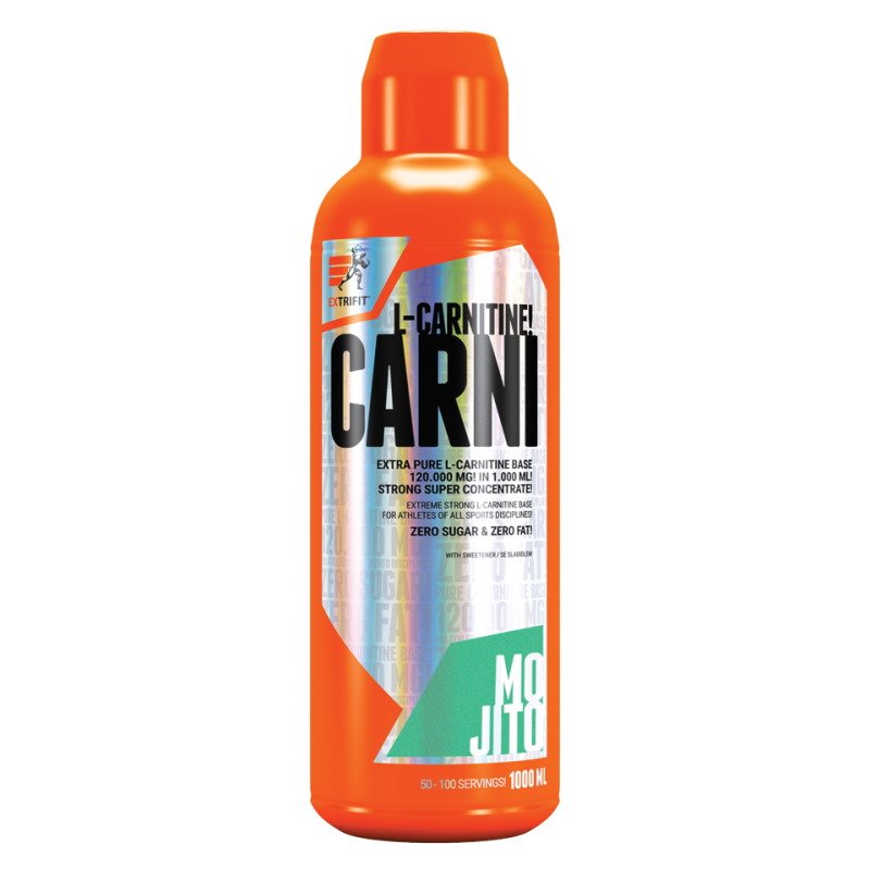 Жиросжигатель Extrifit Carni 120 000 Liquid, 1 литр Мохито,  мл, EXTRIFIT. Жиросжигатель. Снижение веса Сжигание жира 