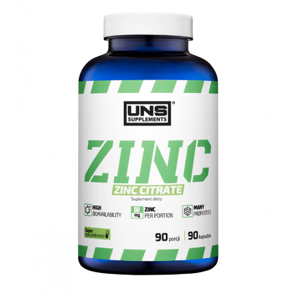 UNS Цинк UNS Zinc 90 капсул, , 