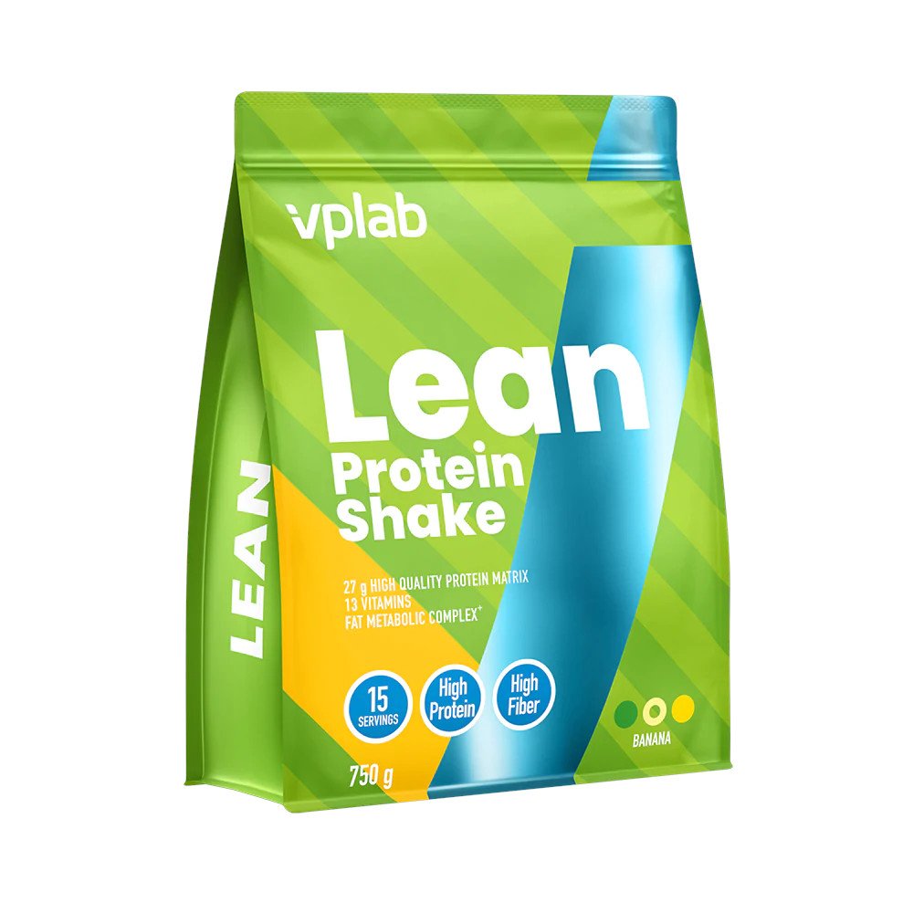 Протеин VPLab Lean Protein Shake, 750 грамм Банан,  ml, VP Lab. Protein. Mass Gain recovery Anti-catabolic properties 