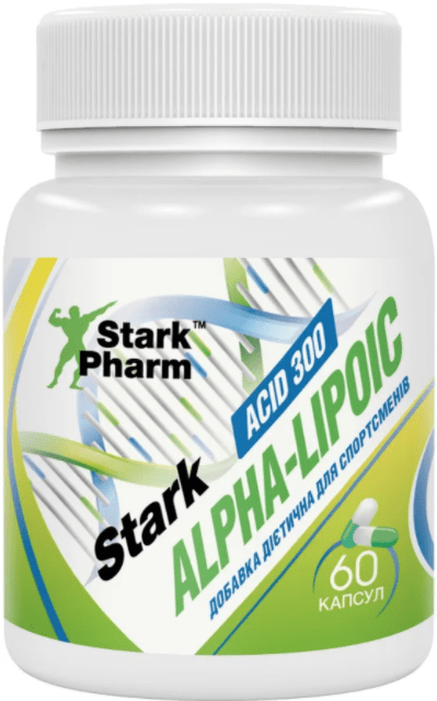 Stark Pharm Alpha Lipoic Acid (ALA) 300 мг Stark Pharm 60 tabs, , 100 г