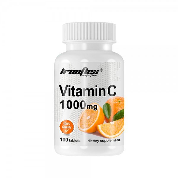 Витамины и минералы IronFlex Vitamin C, 100 таблеток,  мл, IronFlex. Витамины и минералы. Поддержание здоровья Укрепление иммунитета 