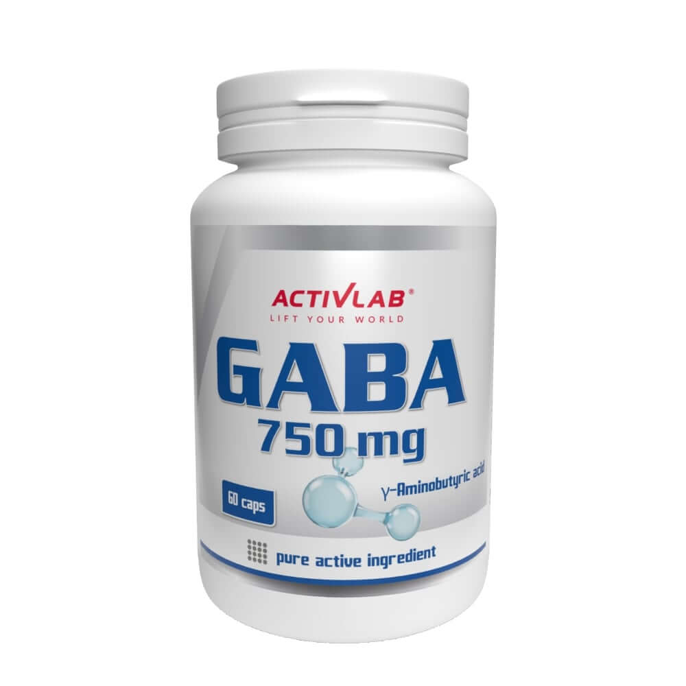 Аминокислота Activlab Gaba 750 mg, 60 капсул,  мл, ActivLab. Аминокислоты. 