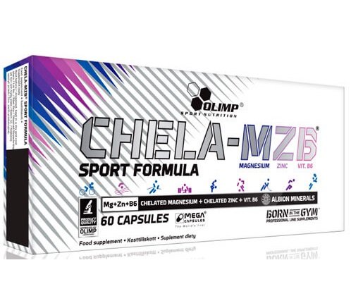Витамины и минералы Olimp Chela MZB Sport Formula, 60 капсул,  мл, Olimp Labs. Витамины и минералы. Поддержание здоровья Укрепление иммунитета 