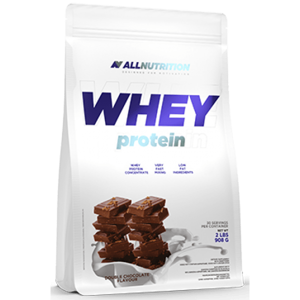 AllNutrition Сывороточный протеин концентрат AllNutrition Whey Protein (900 г) алл нутришн Double Chocolate, , 