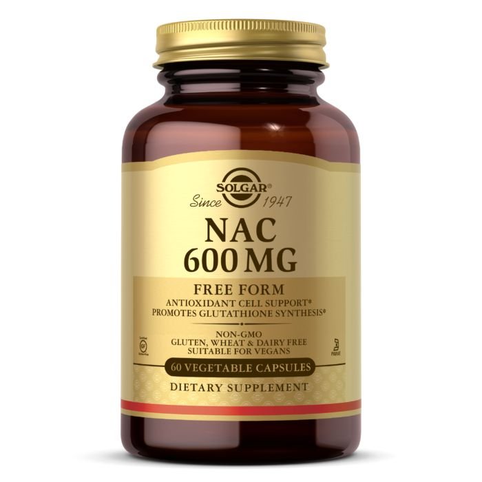 Solgar Аминокислота Solgar NAC 600 mg, 60 вегакапсул, , 