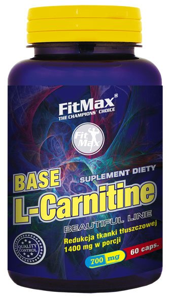 Base L-Carnitine, 90 pcs, FitMax. L-carnitine. Weight Loss General Health Detoxification Stress resistance Lowering cholesterol Antioxidant properties 