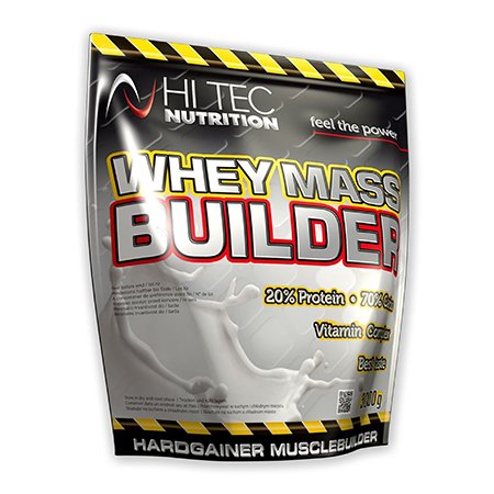 Whey Mass Builder, 3000 g, Hi Tec. Ganadores. Mass Gain Energy & Endurance recuperación 