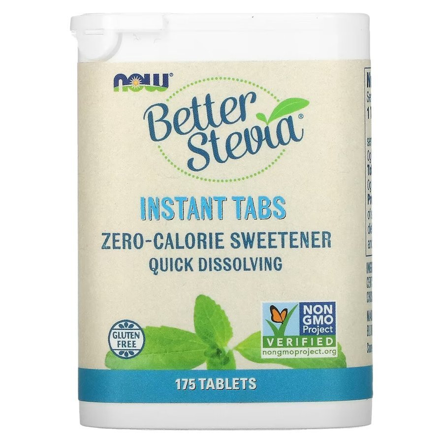 Заменитель питания NOW Better Stevia Instant Tabs, 175 таблеток,  мл, Now. Заменитель питания. 