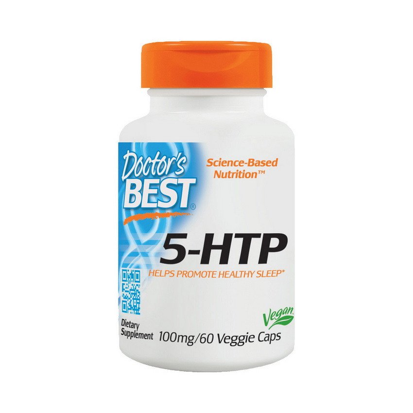 5-гидрокситриптофан Doctors Best 5-HTP 100 мг (60 капсул) доктор бест,  ml, Doctor's BEST. 5-HTP. 