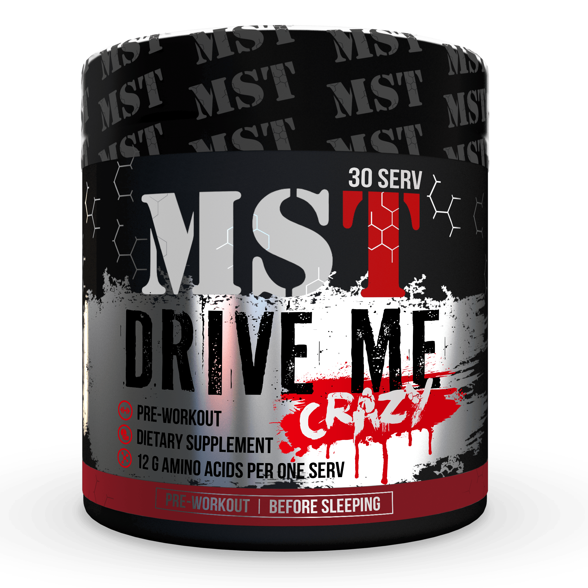 Drive Me Crazy, 300 g, MST Nutrition. Pre Workout. Energy & Endurance 