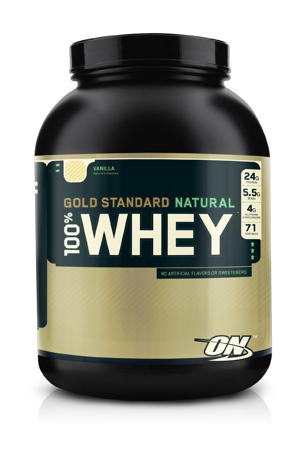 100% Natural Whey Gold Standard, 941 g, Optimum Nutrition. Mezcla de proteínas de suero de leche. 