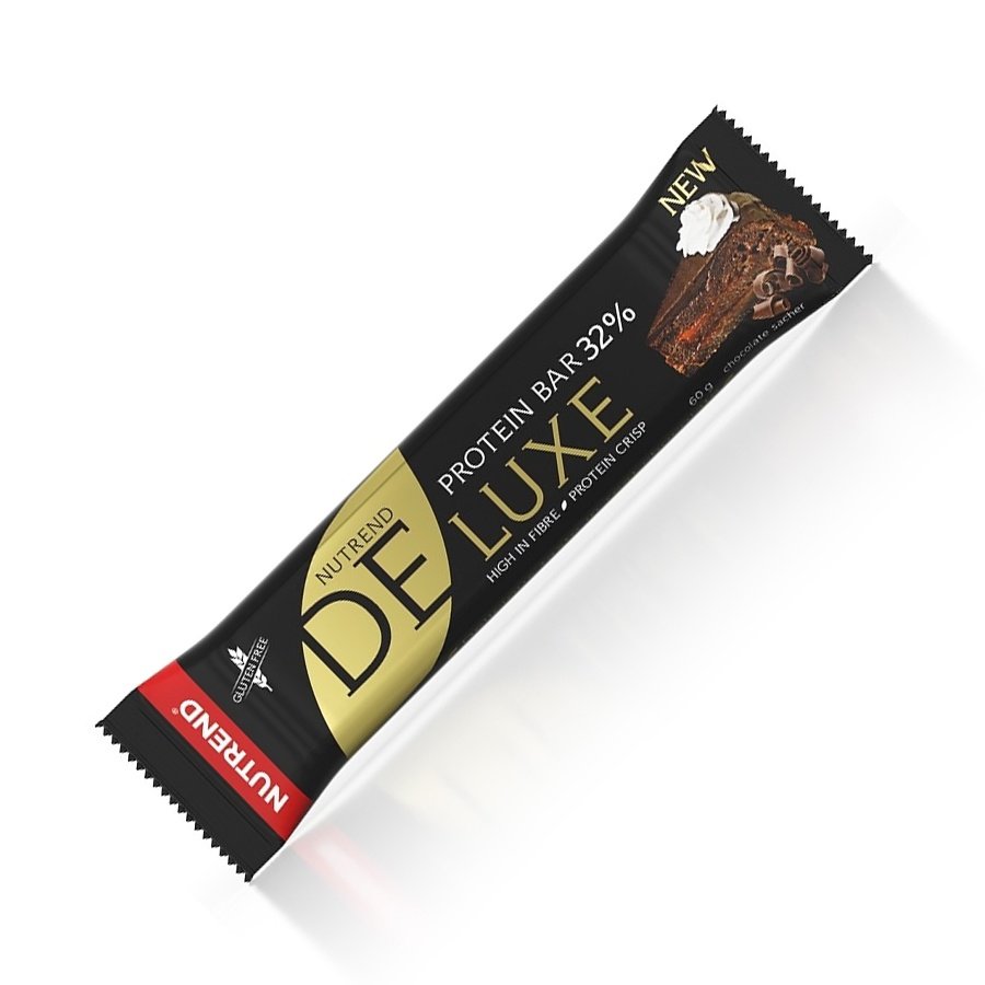 Батончик Nutrend Deluxe Protein Bar, 60 грамм Шоколадный захер,  мл, Nutrend. Батончик. 