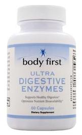 Body First Ultra Digestive Enzymes, , 60 piezas
