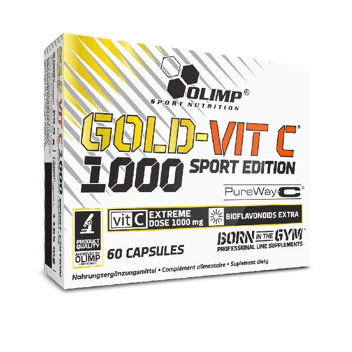 Витамины и минералы Olimp Gold-Vit C 1000 Sport Edition, 60 капсул, СРОК 03.23,  мл, Olimp Labs. Витамины и минералы. Поддержание здоровья Укрепление иммунитета 