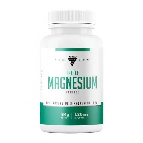 Витамины и минералы Trec Nutrition Triple Magnesium Complex, 120 капсул,  ml, Trec Nutrition. Vitamins and minerals. General Health Immunity enhancement 