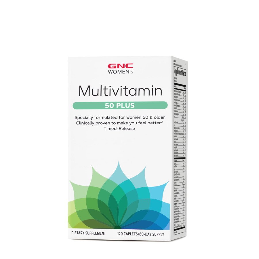 Витамины и минералы GNC Women's Multivitamin 50 Plus, 120 каплет,  мл, GNC. Витамины и минералы. Поддержание здоровья Укрепление иммунитета 
