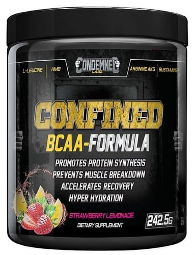 Confined, 242 g, Condemned Labz. BCAA. Weight Loss recovery Anti-catabolic properties Lean muscle mass 