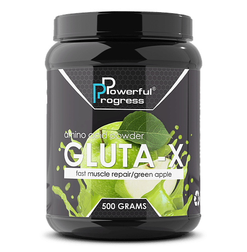 Powerful Progress Глютамин Powerful Progress Gluta Х 500 грамм Яблоко, ,