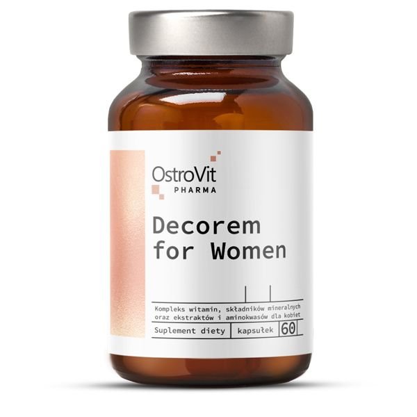 Витамины и минералы OstroVit Pharma Decorem For Women, 60 капсул,  мл, OstroVit. Витамины и минералы. Поддержание здоровья Укрепление иммунитета 