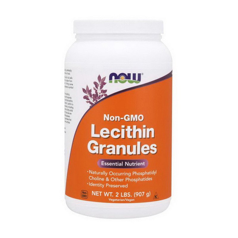 Now Лецитин Now Foods Lecithin Granules Non-GMO (957 г) нау фудс, , 