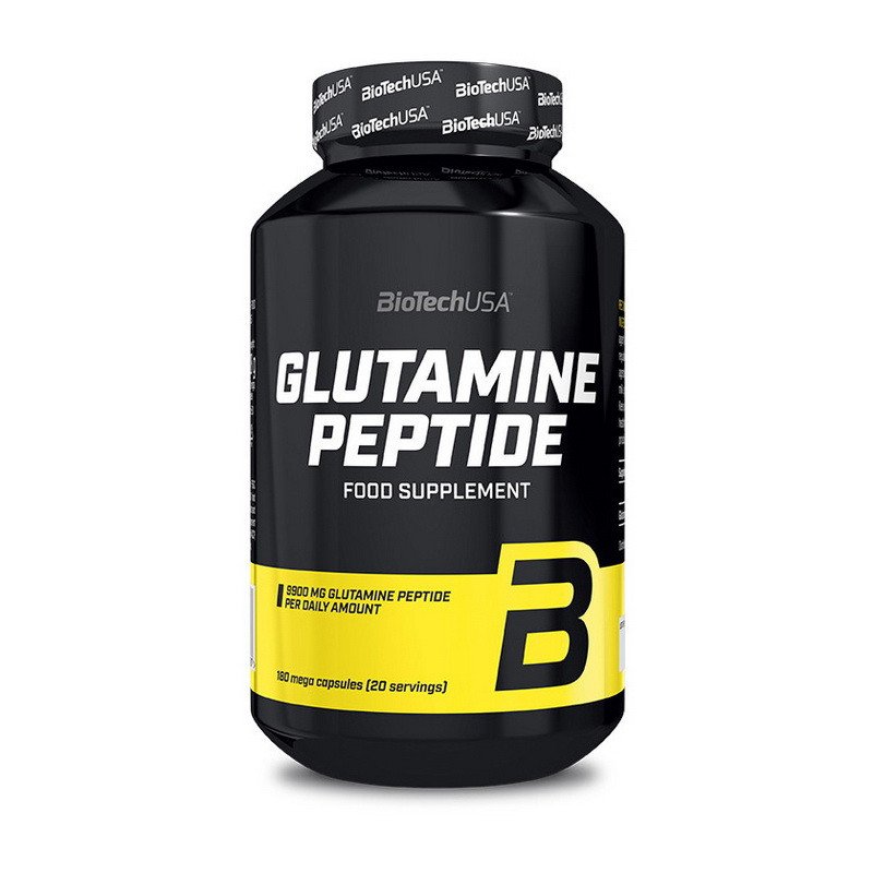 BioTech Глютамин BioTech Glutamine Peptide (180 капсул) биотеч, , 