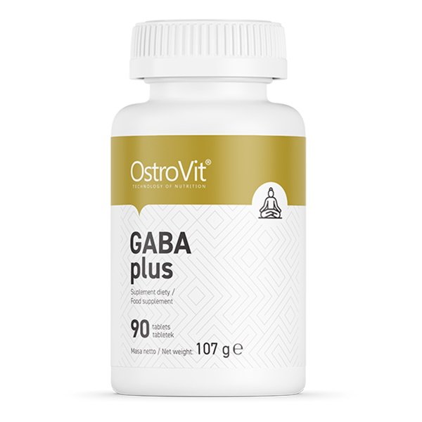 Аминокислота OstroVit Gaba Plus, 90 таблеток,  мл, OstroVit. Аминокислоты. 