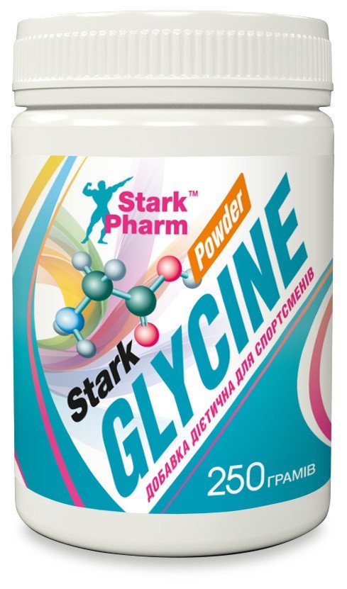 Амінокислота Stark Pharm Glycine 250 г,  ml, Stark Pharm. Amino Acids. 