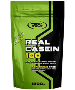 Real Casein 100, 1800 g, Real Pharm. Casein. Weight Loss 