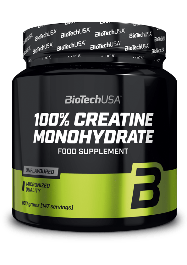 BioTech Креатин моногидрат BioTech 100% Creatine Monohydrate банка (500 г) биотеч unflavored, , 0.5 