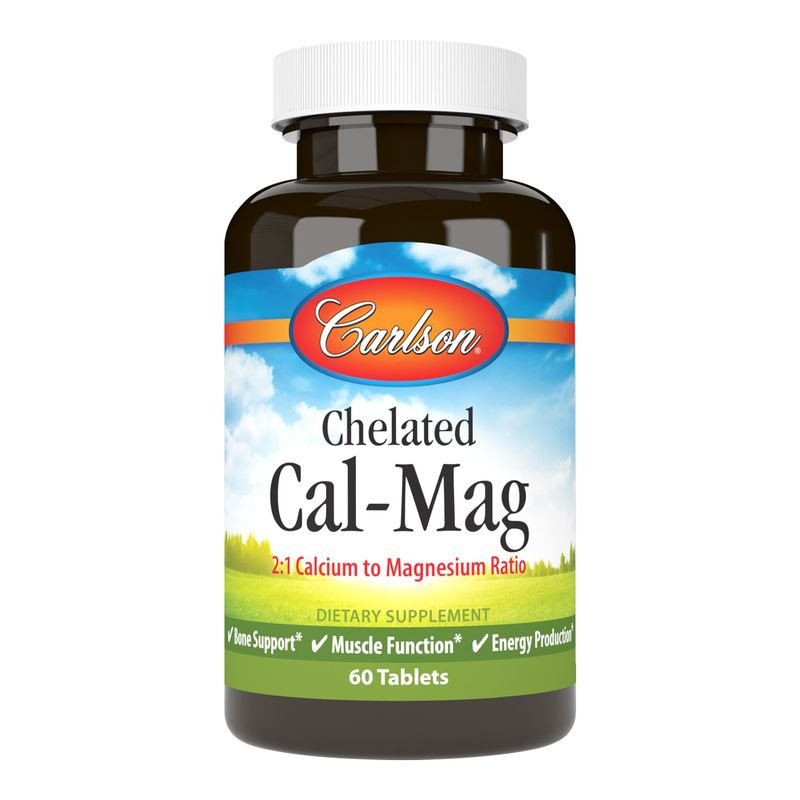 Carlson Labs Витамины и минералы Carlson Labs Chelated Cal-Mag, 60 капсул, , 