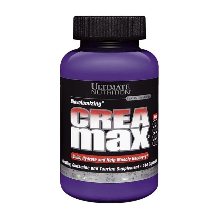 Креатин Ultimate Crea Max, 144 капсул,  мл, Ultimate Nutrition. Креатин. Набор массы Энергия и выносливость Увеличение силы 