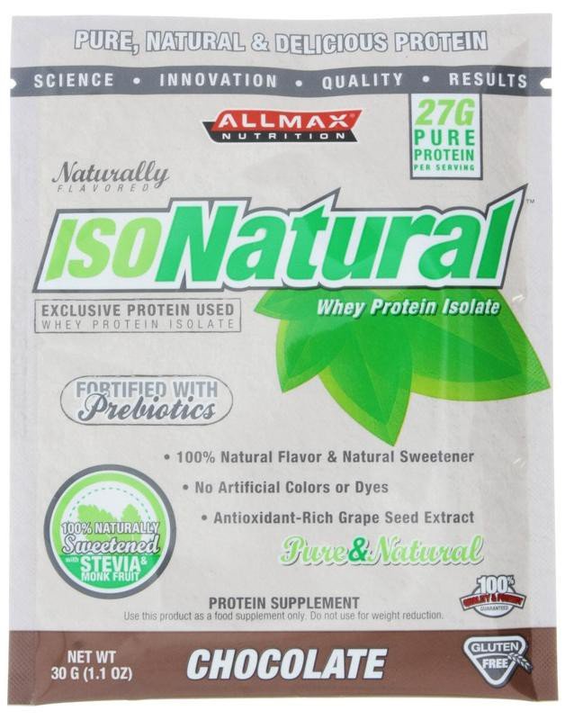 IsoNatural, 30 g, AllMax. Whey Protein. recovery Anti-catabolic properties Lean muscle mass 