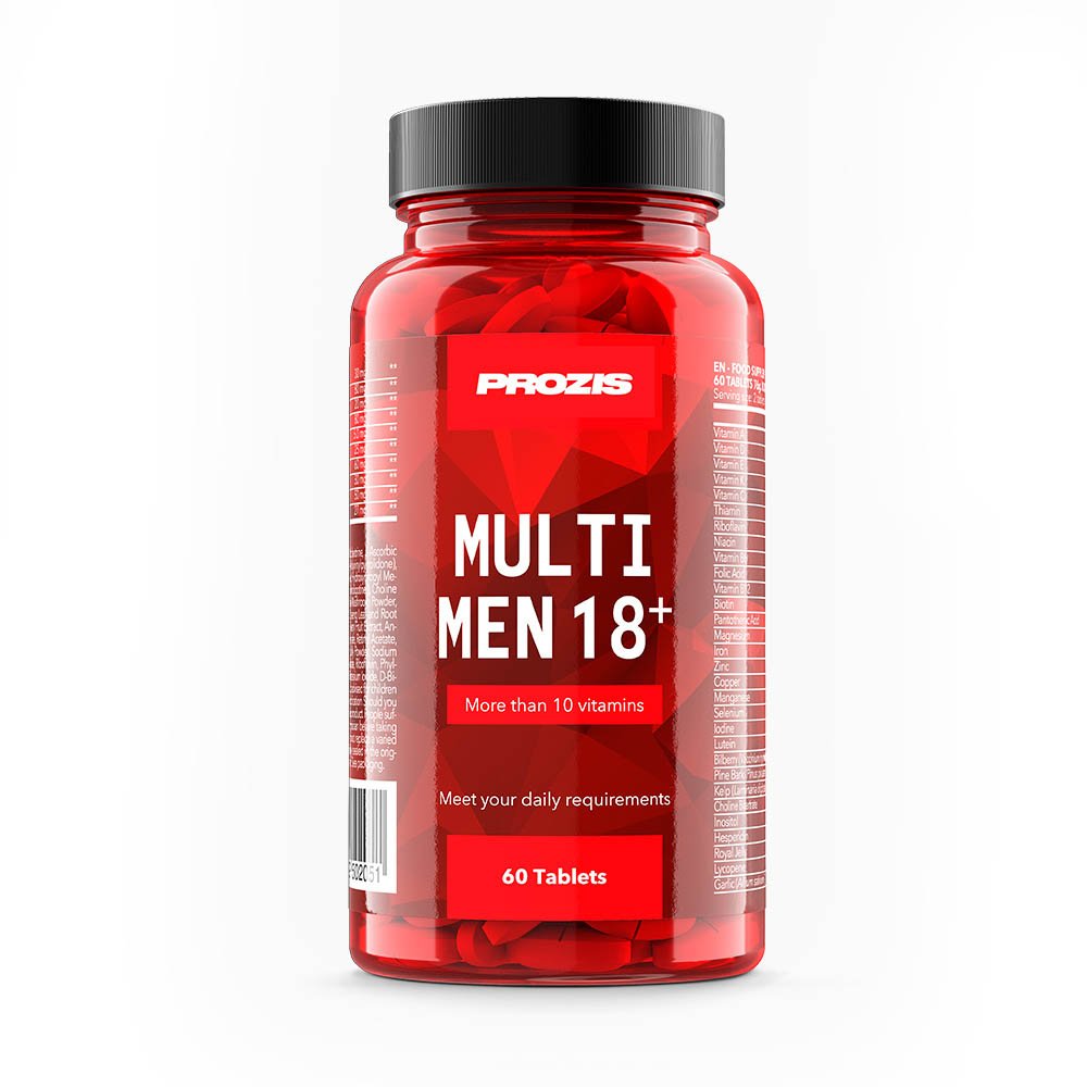 Multi Men 18+, 60 pcs, Prozis. Vitamin Mineral Complex. General Health Immunity enhancement 