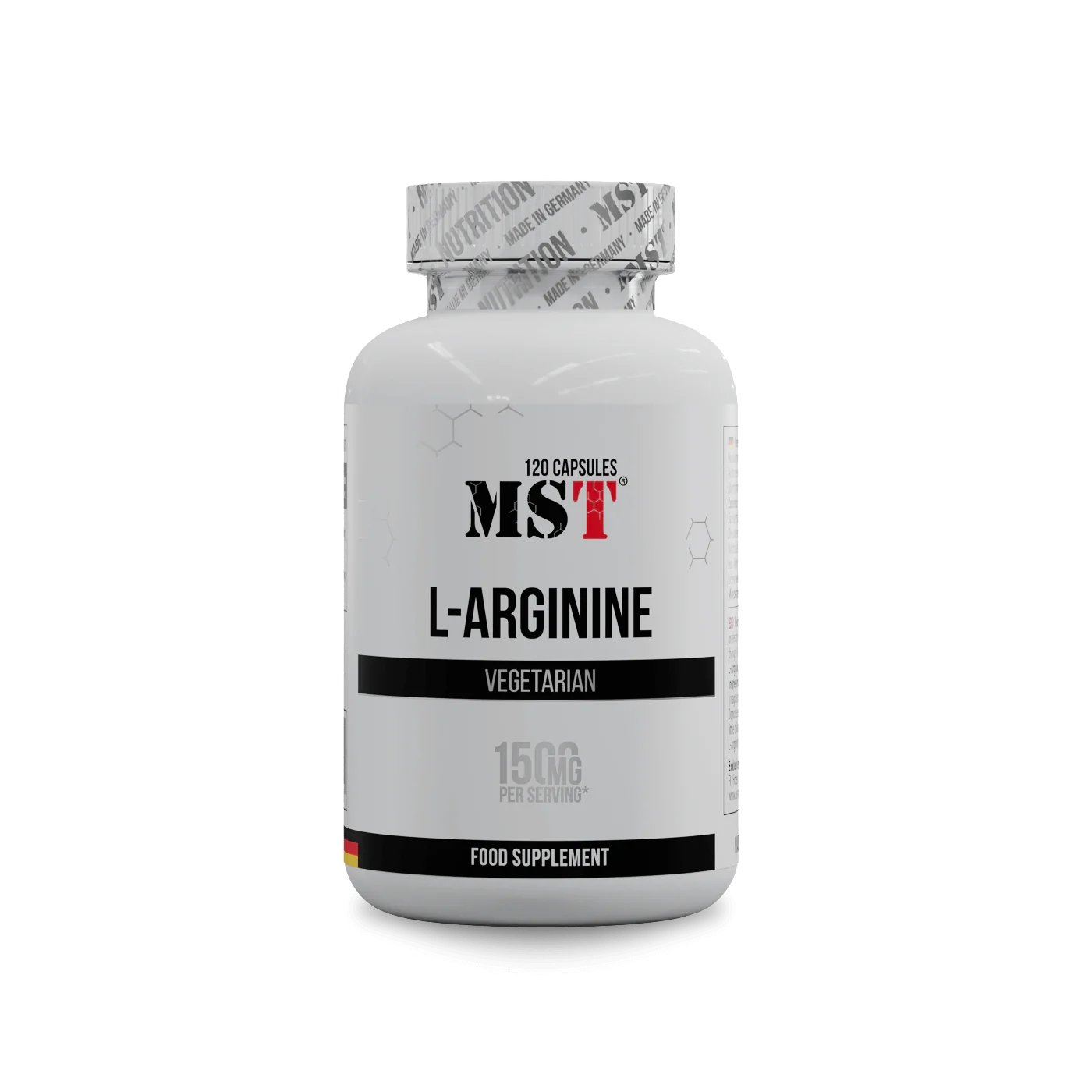 Аминокислота MST L-Arginine, 120 капсул,  мл, MST Nutrition. Аминокислоты. 