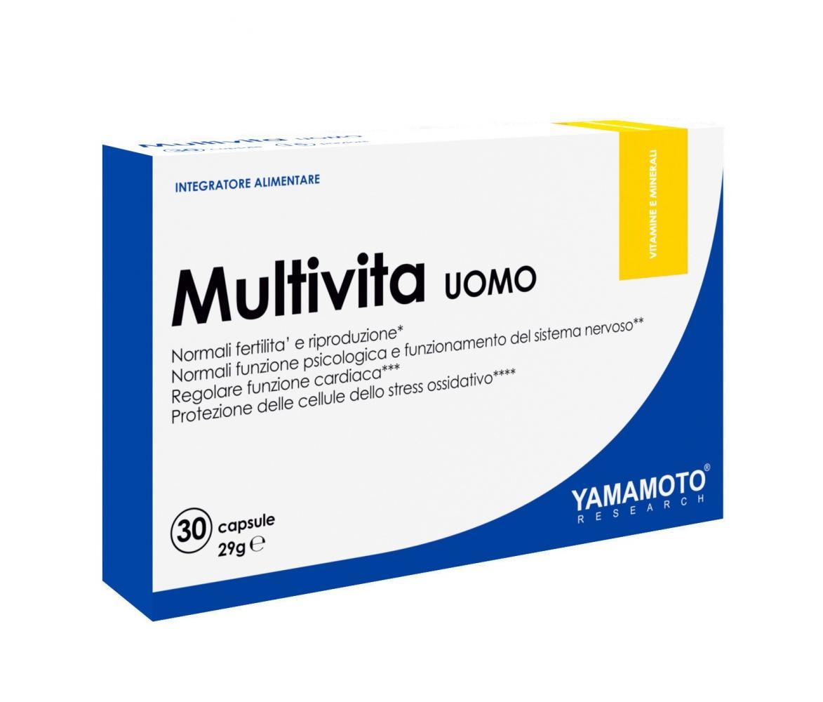 Витамины для мужчин Yamamoto nutrition Multivita UOMO (30 капс) ямамото,  мл, Yamamoto Nutrition. Витамины и минералы. Поддержание здоровья Укрепление иммунитета 