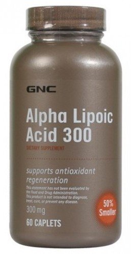 Alpha Lipoic Acid 300, 60 pcs, GNC. Alpha Lipoic Acid. General Health Glucose metabolism regulation Lipid metabolism regulation 