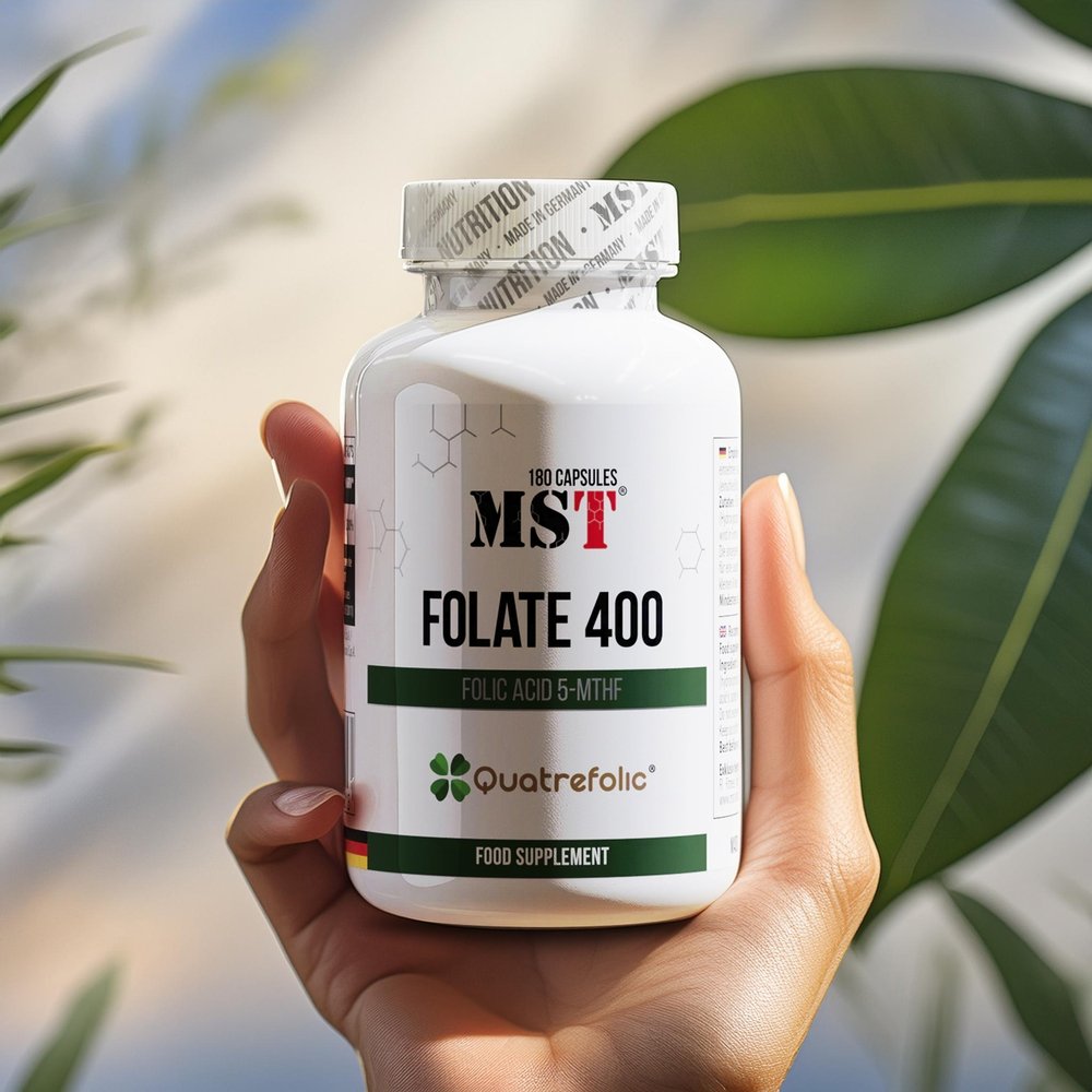 MST Nutrition Витамины и минералы MST Folate 400 Quatrefolic, 180 капсул, , 
