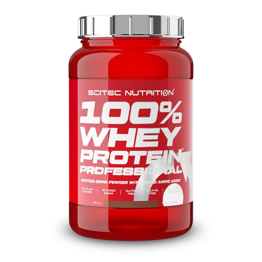 Протеин Scitec 100% Whey Protein Professional, 920 грамм Соленая карамель,  ml, Scitec Nutrition. Protein. Mass Gain recovery Anti-catabolic properties 