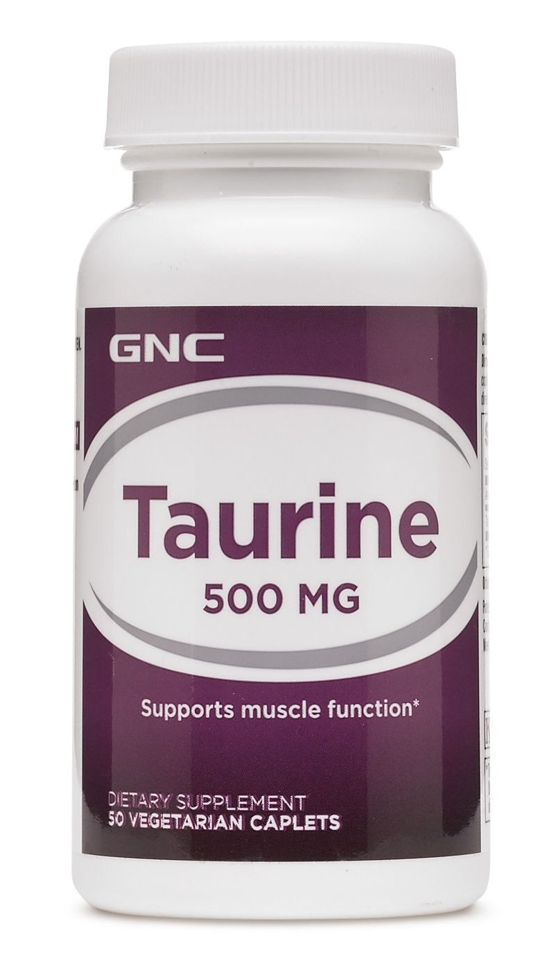 Аминокислота GNC Taurine 500, 50 каплет,  ml, GNC. Amino Acids. 