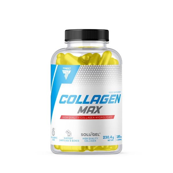Для суставов и связок Trec Nutrition Collagen MAX, 180 капсул,  мл, Trec Nutrition. Хондропротекторы. Поддержание здоровья Укрепление суставов и связок 