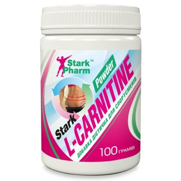 Л-карнитин Stark Pharm L-Carnitine Powder - 100g старк фарм,  мл, Stark Pharm. L-карнитин. Снижение веса Поддержание здоровья Детоксикация Стрессоустойчивость Снижение холестерина Антиоксидантные свойства 