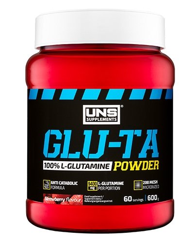 Glu-ta, 600 g, UNS. Glutamine. Mass Gain recovery Anti-catabolic properties 