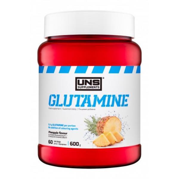 Глютамин UNS Glutamine (600 г) юнс лимон,  мл, UNS. Глютамин. Набор массы Восстановление Антикатаболические свойства 