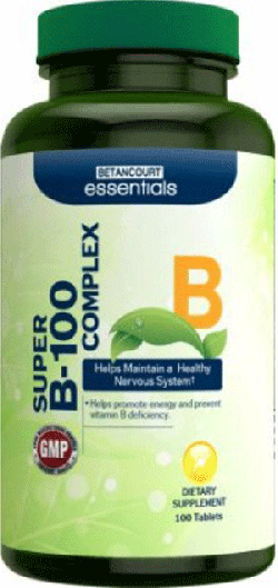 Super B-100 Complex, 100 piezas, Betancourt. Vitamina B. General Health 