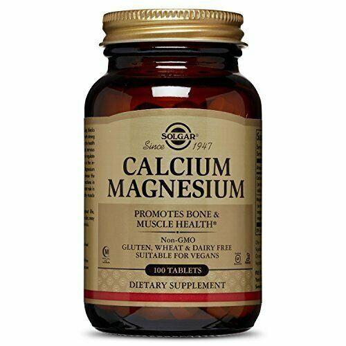 Мінеральна добавка Solgar Calcium Magnesium 100 tabs,  ml, Solgar. Vitamins and minerals. General Health Immunity enhancement 