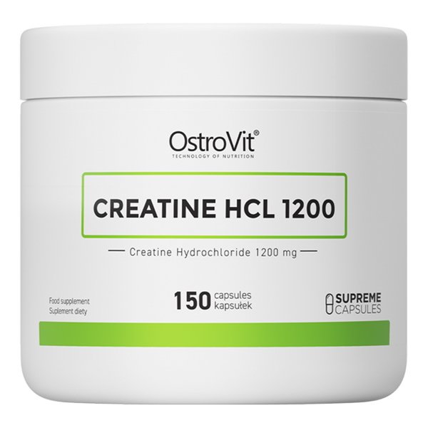 Креатин OstroVit Creatine HCL 1200, 150 капсул,  мл, OstroVit. Креатин. Набор массы Энергия и выносливость Увеличение силы 